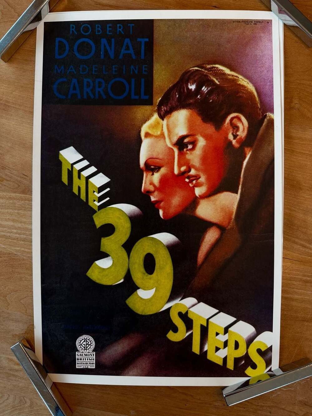 Alfred Hitchcock Classic Movies Poster Collection Lot of 3